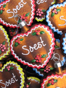 „Lebkuchenherz“ aus Glas „Lebkuchenherz“ aus Glas